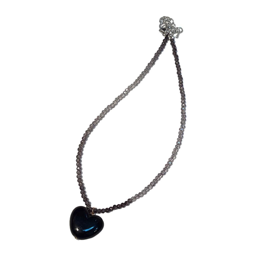 Amazon.com: ZEPFJHE Sweet Heart Pendant Necklace Clavicle